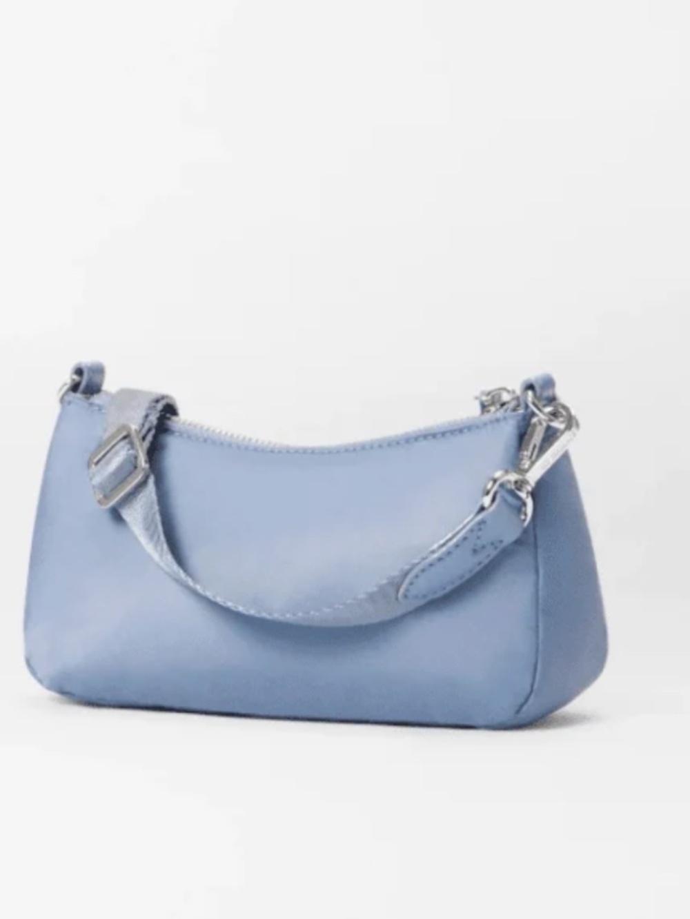MZ WALLACE NWT STONE BLUE MINI CHELSEA SHOULDER - Picture 3 of 6